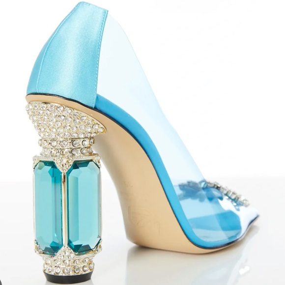 Nalebe Aurum 100mm Mule in Blue Iridescent size 36 - Picture 4 of 10